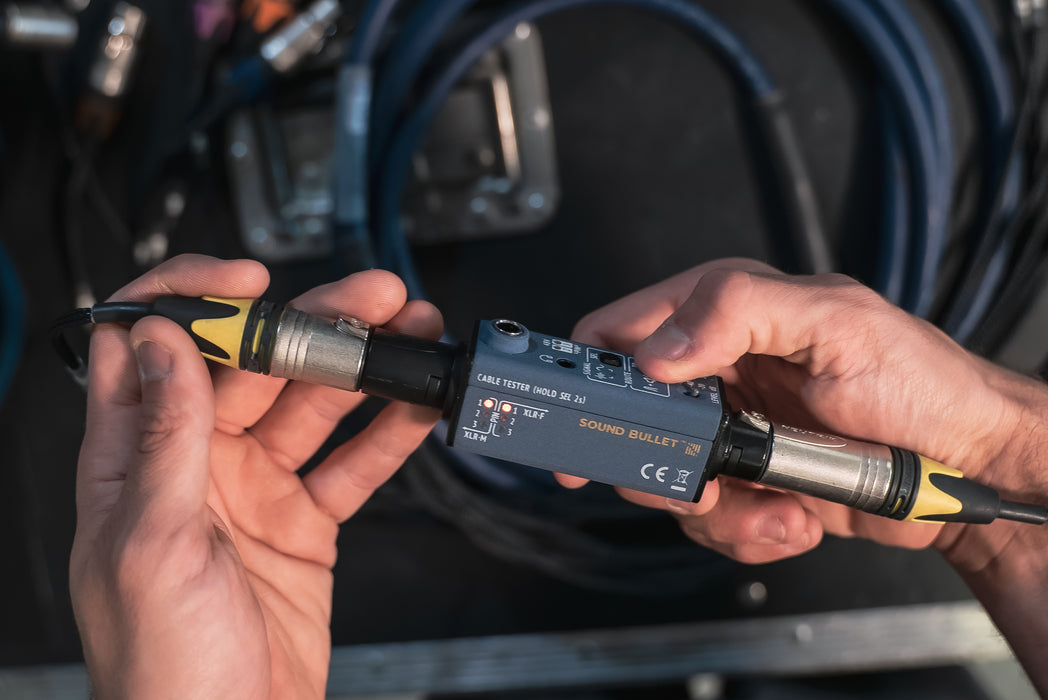 Sound Bullet - Comprobador de audio y cables