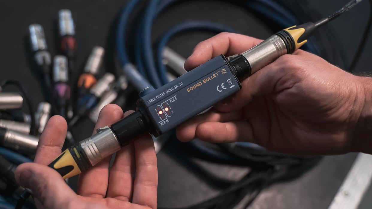 Sound Bullet - Comprobador de audio y cables