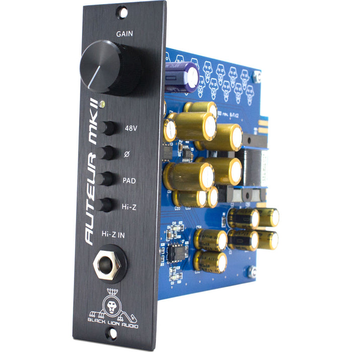 Black Lion Audio Auteur MKII 500 Series Microphone Preamp