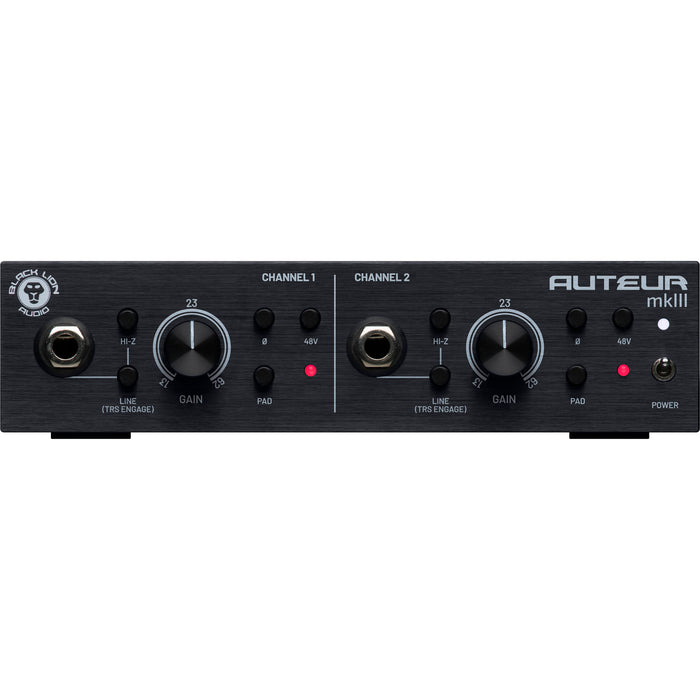 Black Lion Audio Auteur MKIII 2-Channel Microphone Preamp