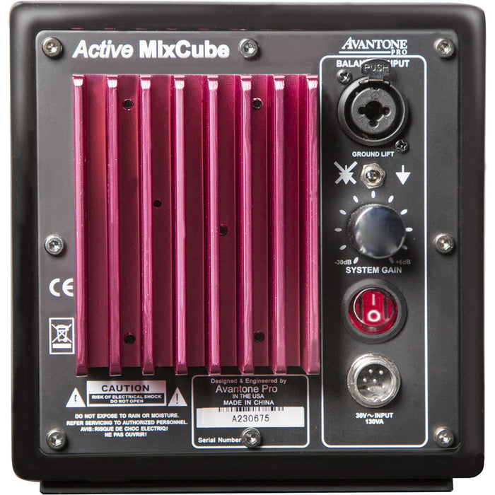 Avantone Pro Mixcube Active Audio Monitor 5.25 in. black (unitary)