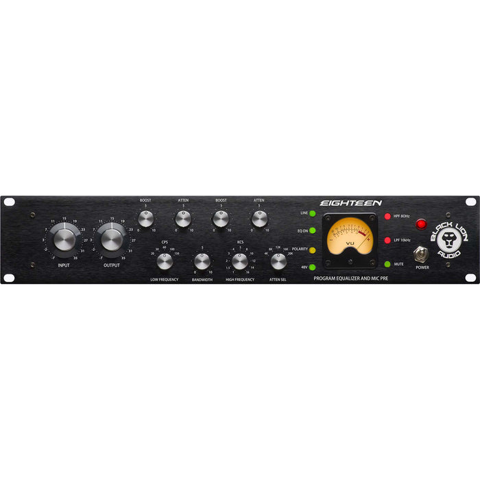 Black Lion Audio Eighteen Microphone Preamp and EQ