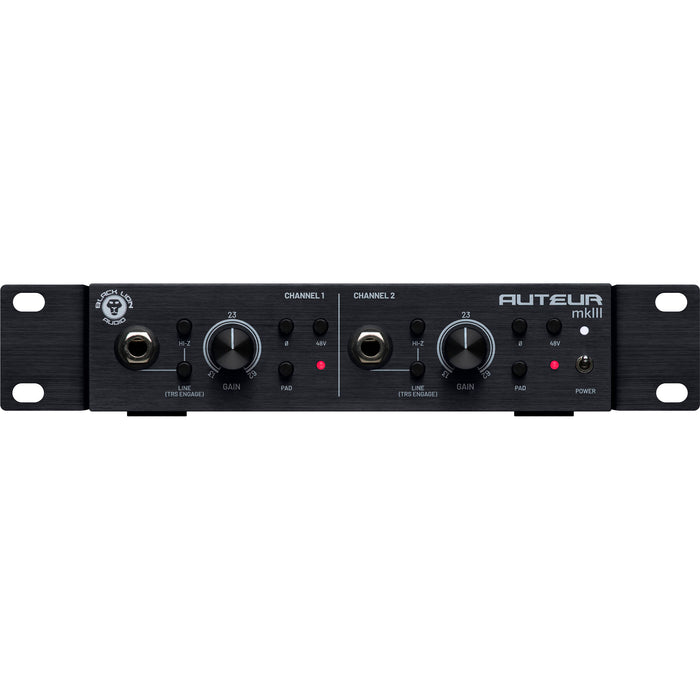 Black Lion Audio Auteur MKIII 2-Channel Microphone Preamp