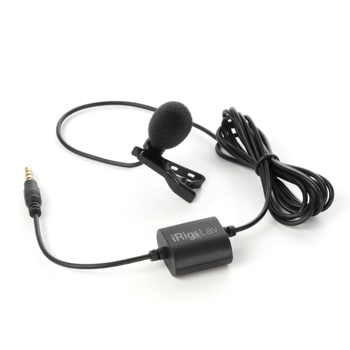 iRig Mic Lav omnidirectional condenser lavalier microphone