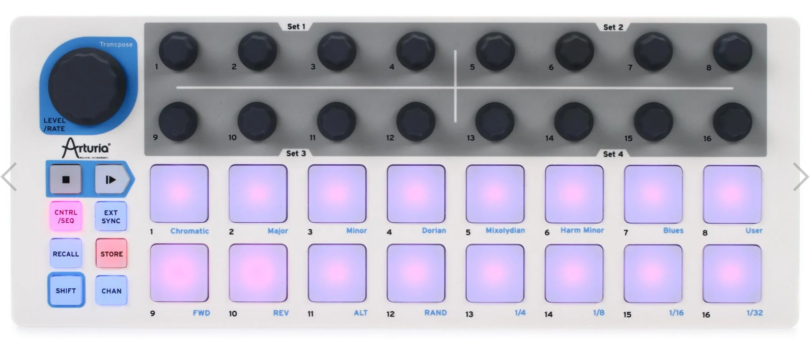 USB/MIDI/CV Controller and Arturia BeatStep Sequencer