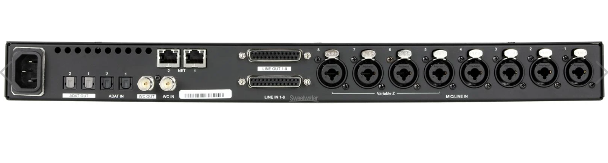 Interfaz de audio previa Avid Pro Tools Carbon