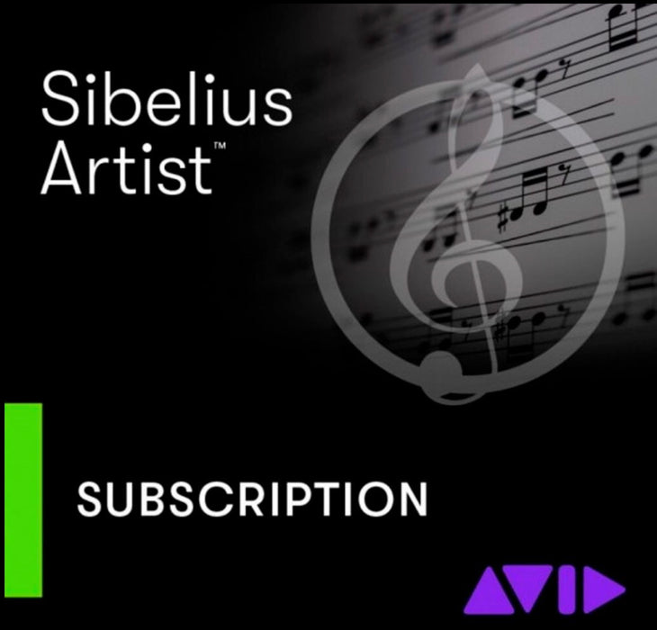 Avid Sibelius Artist - Licencia perpetua - 1 año de actualizaciones + plan de soporte