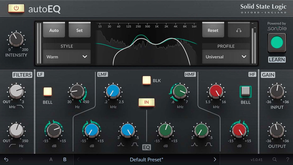 SSL autoEQ
