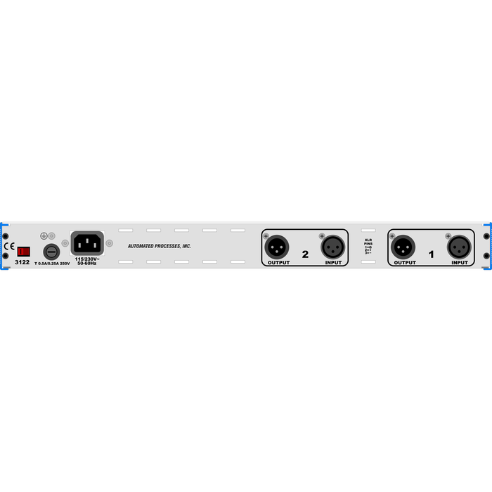 API 3122V 2-Channel Microphone Preamplifier