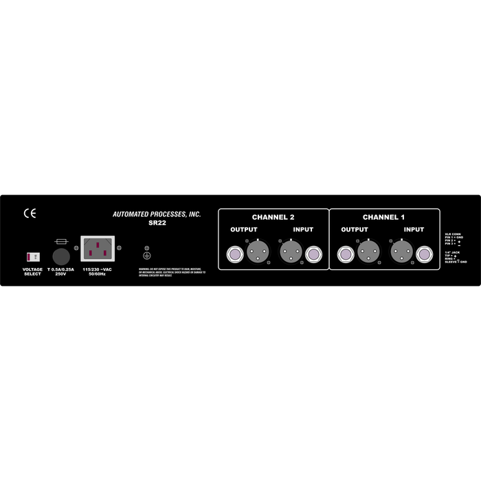 API Select SR22 2-channel dual compressor