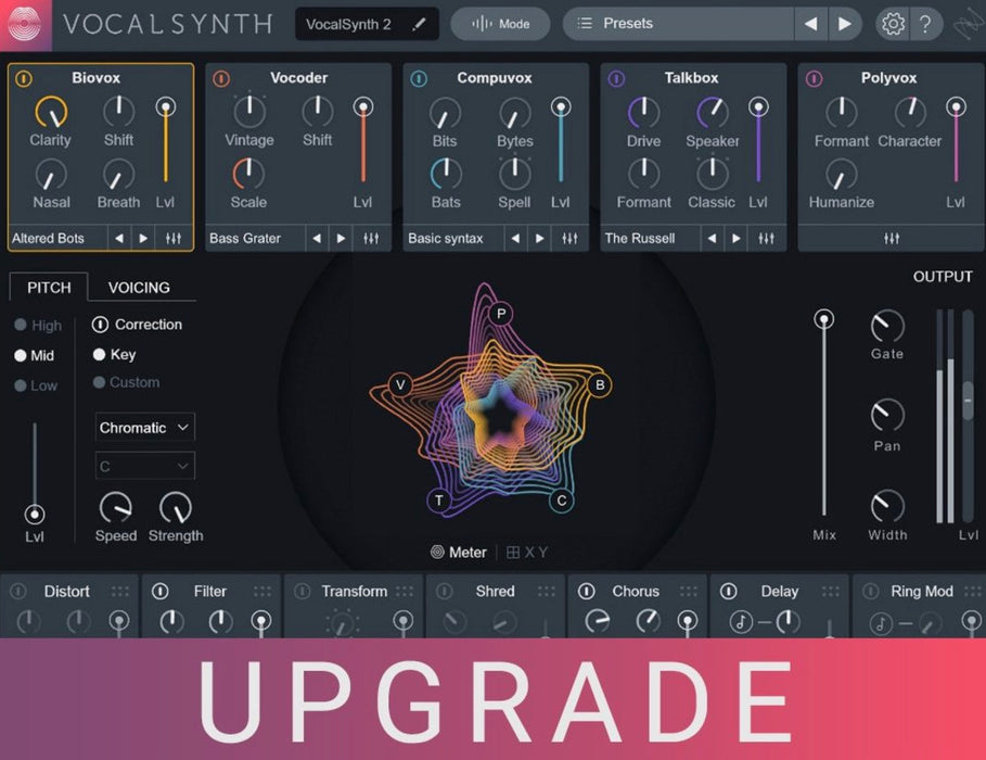iZotope VocalSynth 2 - Upgrade from VocalSynth 1
