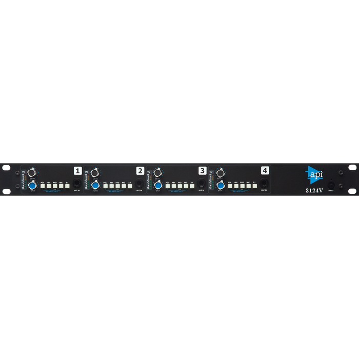 API 3124V 4-Channel Microphone Preamplifier