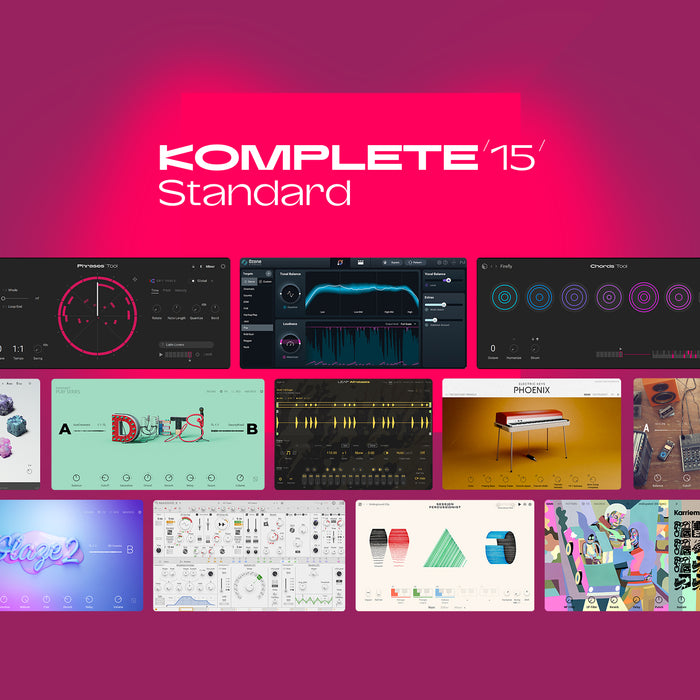 Software de producción musical estándar Komplete 14 de Native Instruments: actualización desde productos seleccionados y calificados de Komplete 