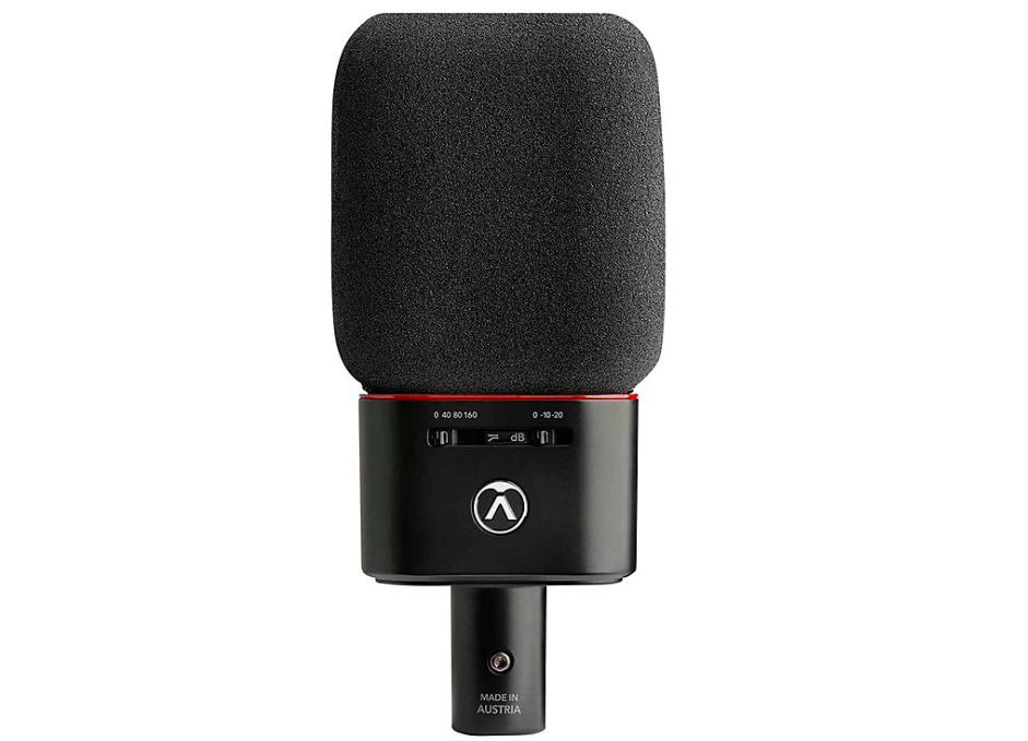 Pair of Professional Condenser Microphones Austrian Audio OC18 Live Set cardioid pattern (2 units) - black 
