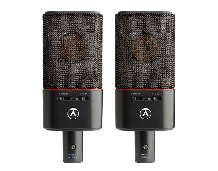 Pair of Professional Condenser Microphones Austrian Audio OC18 Live Set cardioid pattern (2 units) - black 