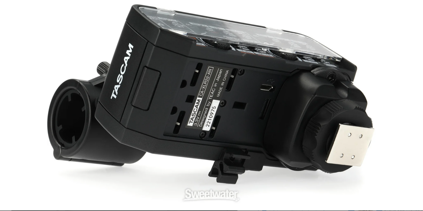 TASCAM CA-XLR2d-AN Adaptador de micrófono XLR para cámaras sin espejo