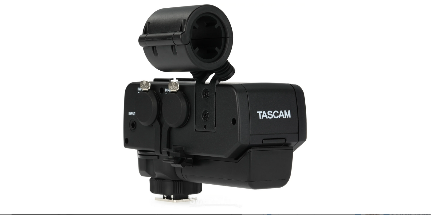 TASCAM CA-XLR2d-AN Adaptador de micrófono XLR para cámaras sin espejo