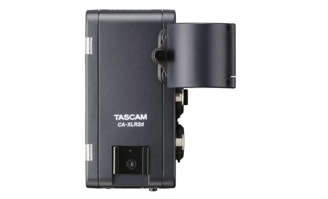 Adaptador de microfone TASCAM CA-XLR2d-C XLR para câmeras Canon
