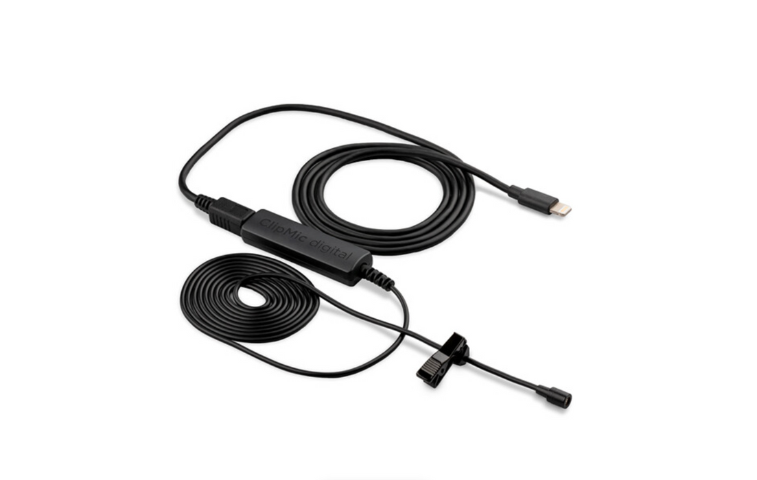 Micrófono de solapa Apogee ClipMic Digital 2 para iOS