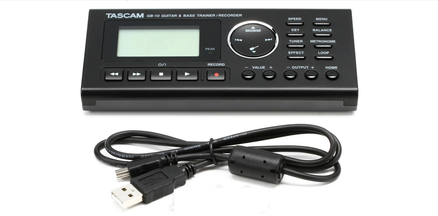 TASCAM GB-10 Recorder - Guitar and Bass Trainer