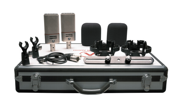 Par de Micrófonos de Condensador Profesionales Austrian Audio OC818 Dual Set Plus multiestándar (2 unidades) - plateado