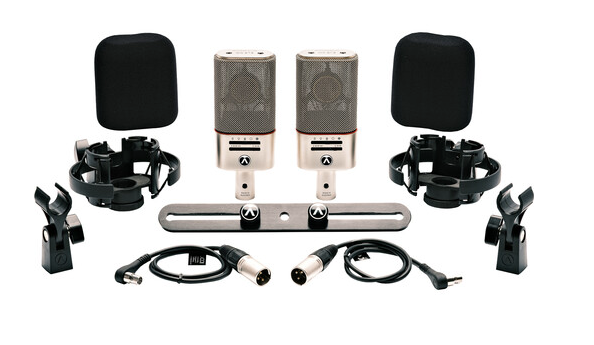 Par de Micrófonos de Condensador Profesionales Austrian Audio OC818 Dual Set Plus multiestándar (2 unidades) - plateado