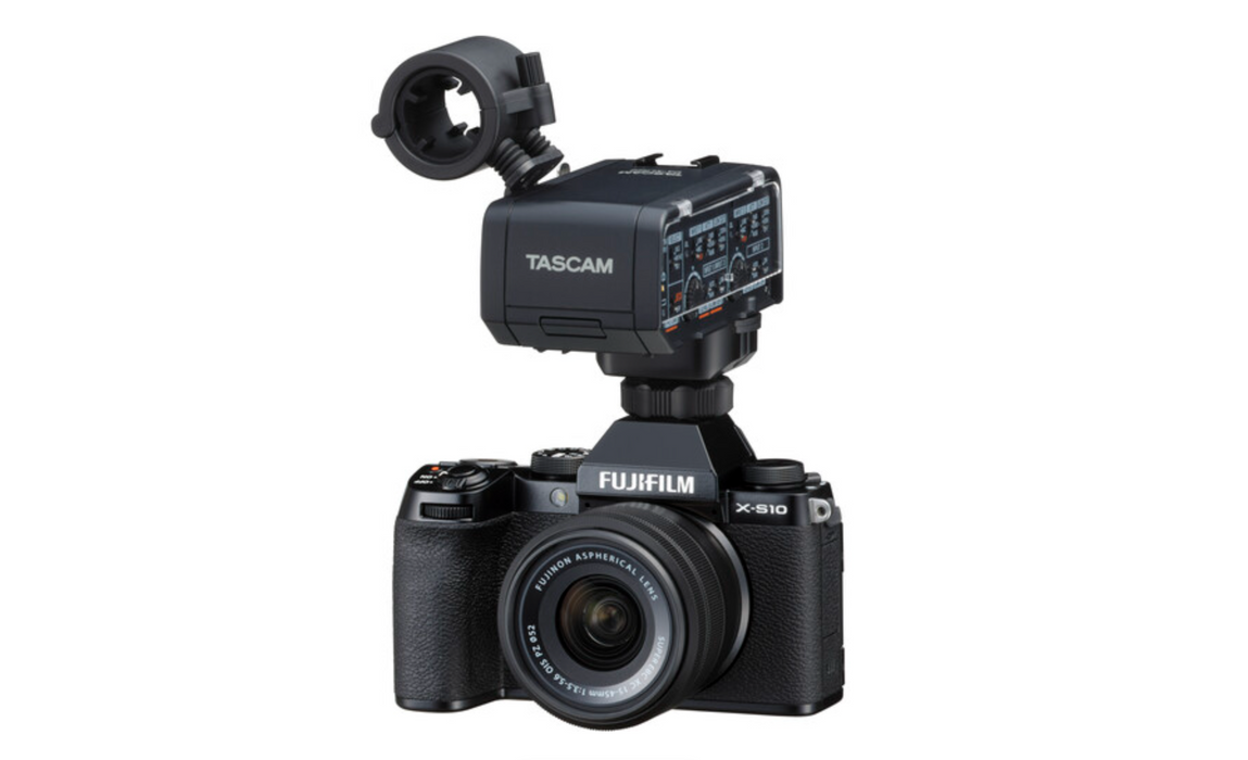 TASCAM CA-XLR2d-F XLR Microphone Adapter for FujiFilm Cameras