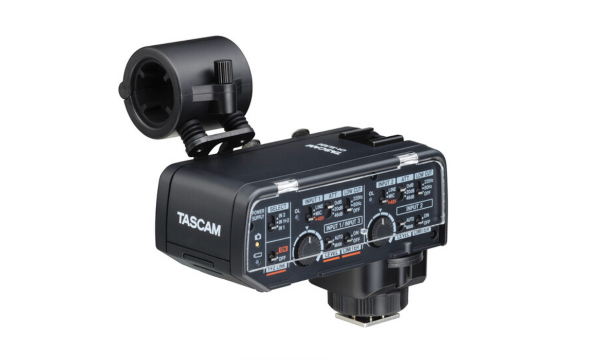 TASCAM CA-XLR2d-F XLR Microphone Adapter for FujiFilm Cameras