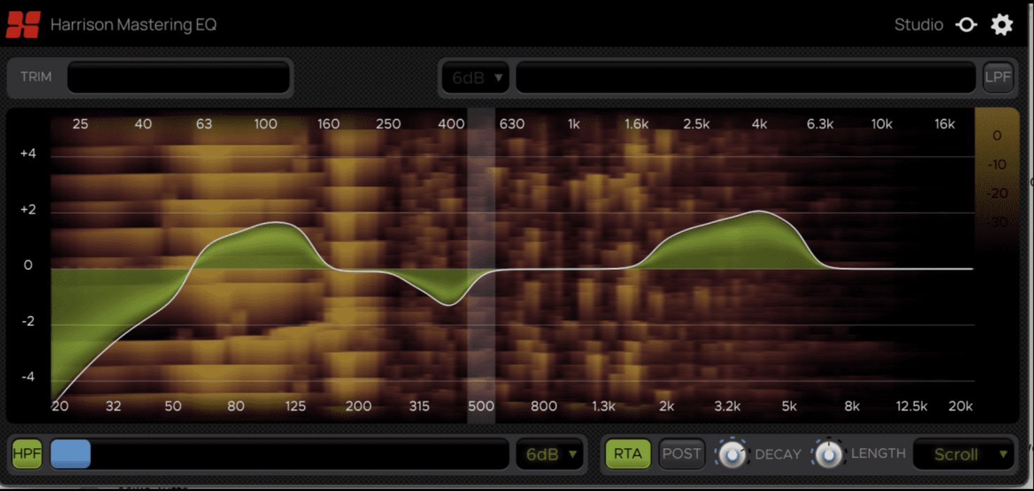 Harrison Mastering EQ