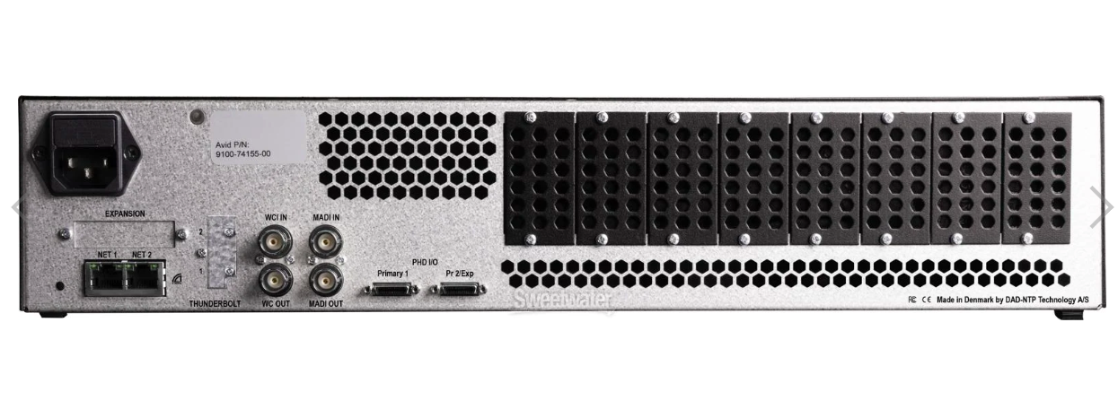 Interfaz de audio Avid Pro Tools MTRX II + módulo Thunderbolt 3