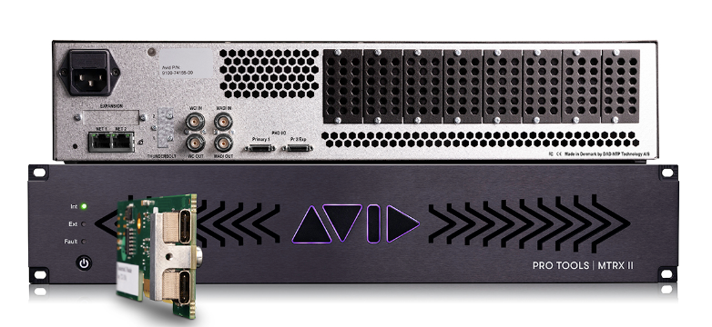 Interfaz de audio Avid Pro Tools MTRX II + módulo Thunderbolt 3