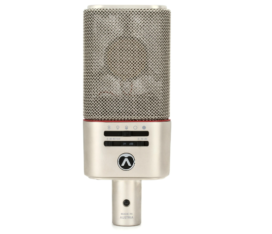 Austrian Audio OC818 Studio Professional Condenser Microphone Multi-Pattern Set (Silver) 