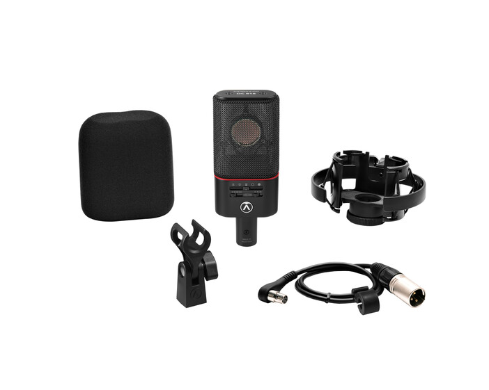 Austrian Audio OC818 Studio Professional Condenser Microphone Multi-pattern Set (Black) 