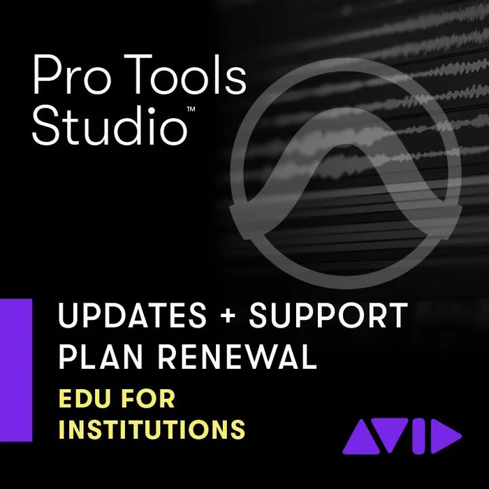 Pro Tools Studio - Perpetual License - Update Renewal and Support Plan - For Educational Institutions