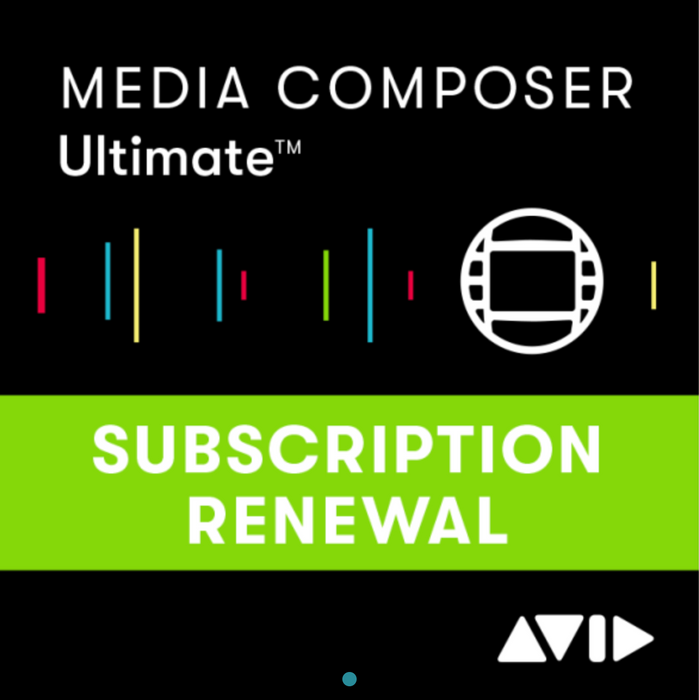 Avid Media Composer | Ultimate - 1 Year Subscription Renewal 