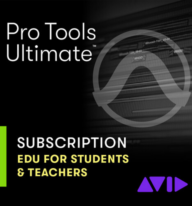 Avid Pro Tools Ultimate - Nueva suscripción - 1 año - Para estudiantes y profesores