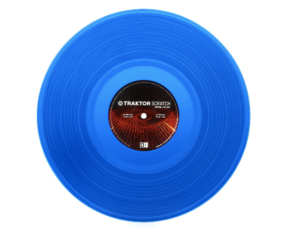 Blue Native Instruments Tractor Scratch MK2 Control Vinyl