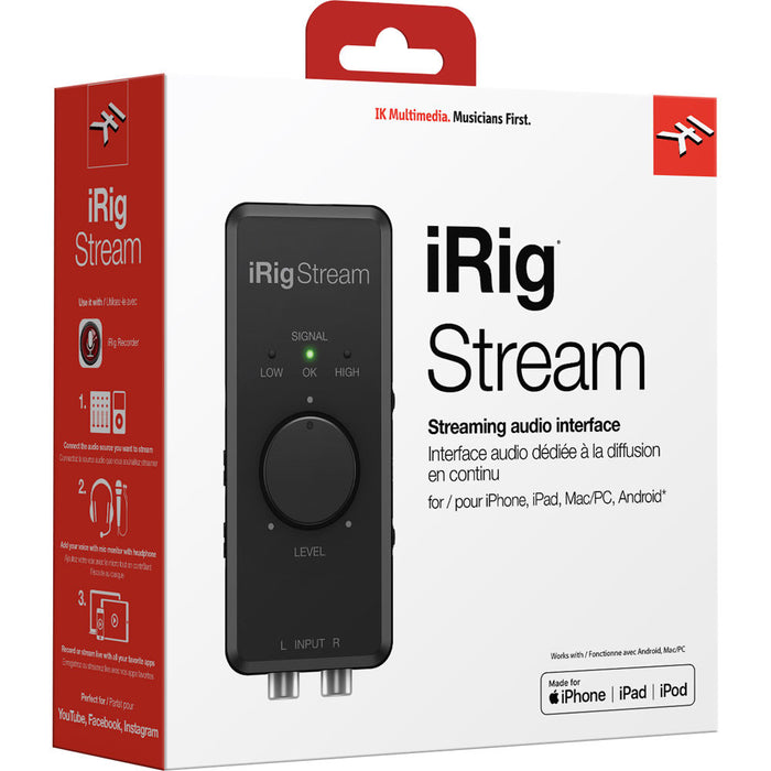 IK Multimedia iRig Stream USB 1x1 Audio Interface