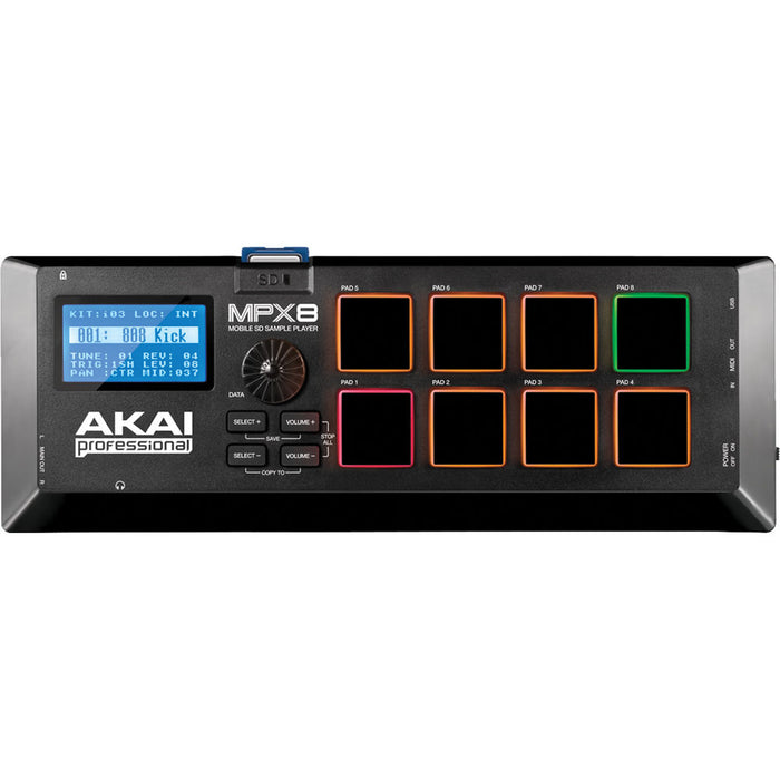 Controlador SD Akai Pro MPX8