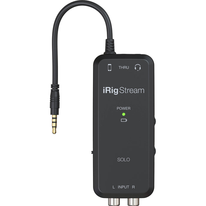 IK Multimedia iRig Stream Solo TRRS 1x1 Audio Interface