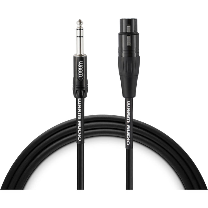 Warm Audio Pro-XLRf-TRSm-6' Cable XLR hembra a TRS macho 1,8m