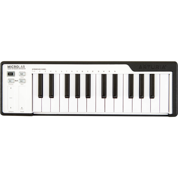 Arturia MicroLab USB 25 Key MIDI Controller (Black)