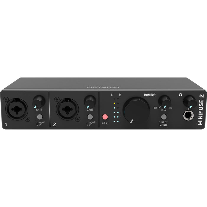 Interfaz de audio Arturia MiniFuse 2 USB-C 2x2 (negro)