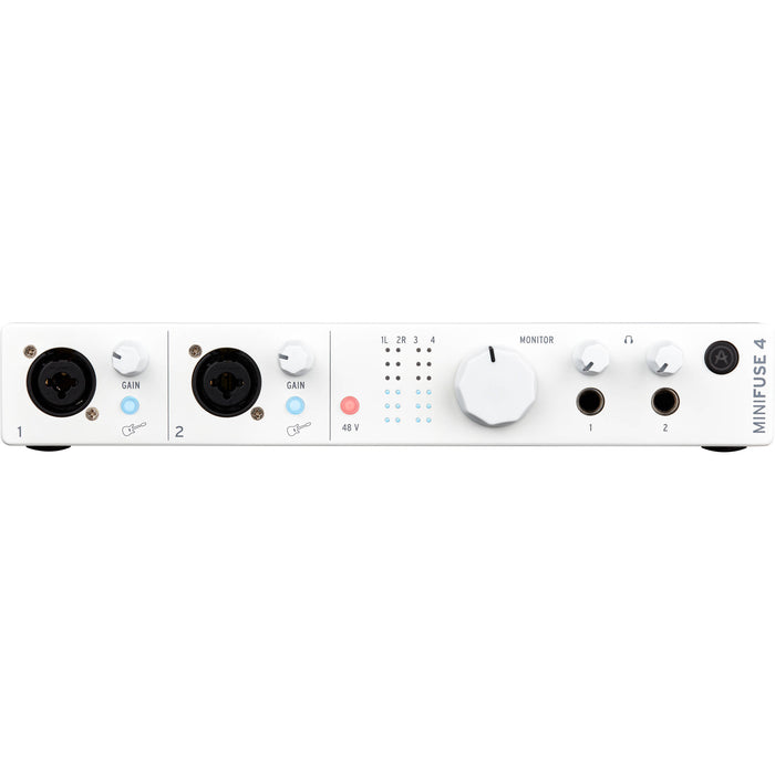 Interfaz de audio Arturia MiniFuse 4 USB-C 4x4 (blanco)