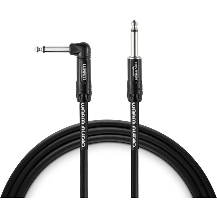 Warm Audio Pro-TS-1RT-20' TS Male to TS Right Angle Cable 6.1m