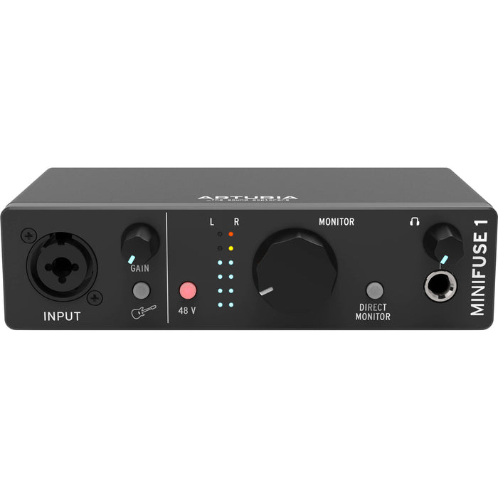 Interfaz de audio Arturia MiniFuse 1 USB-C 1x2 (negro)