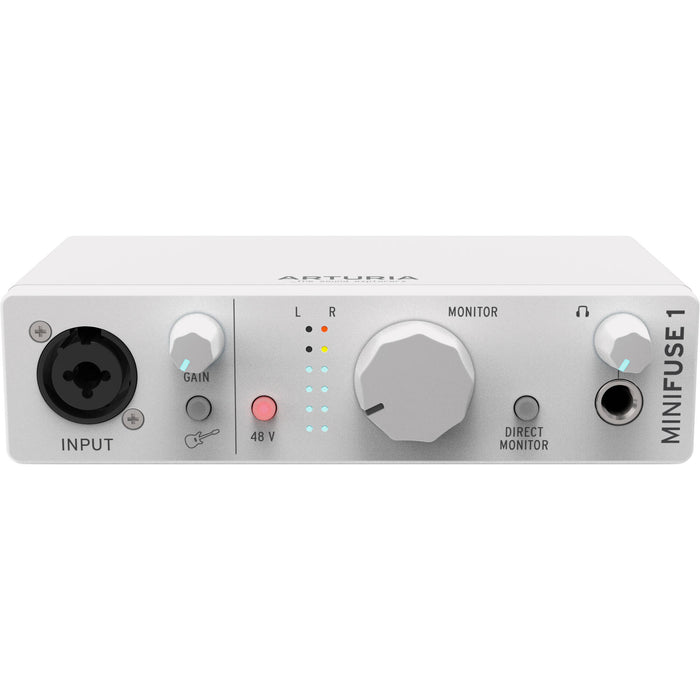 Interfaz de audio Arturia MiniFuse 1 USB-C 1x2 (blanco)