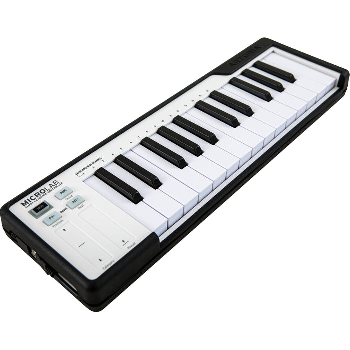 Arturia MicroLab USB 25 Key MIDI Controller (Black)