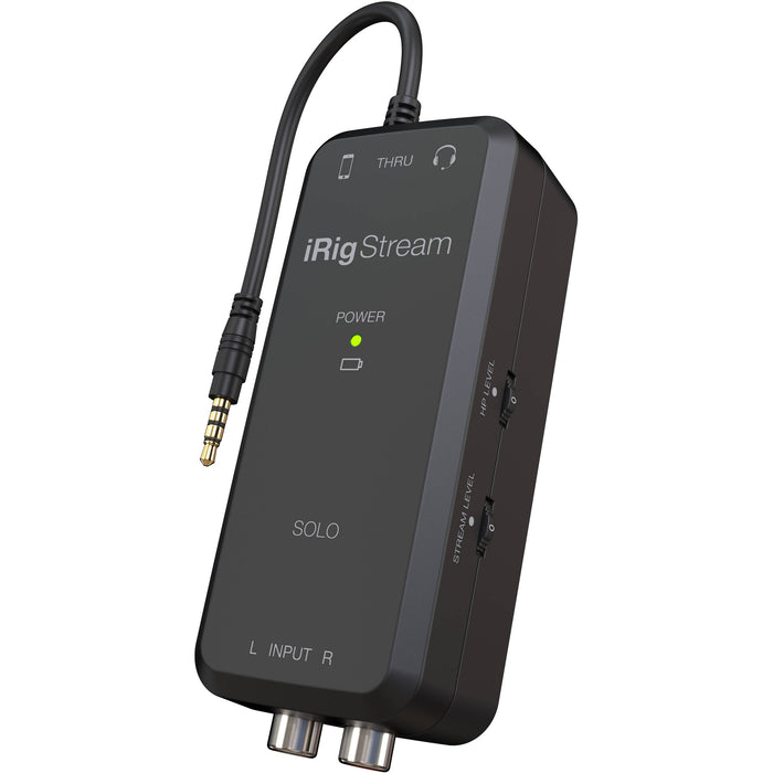 IK Multimedia iRig Stream Solo TRRS 1x1 Audio Interface