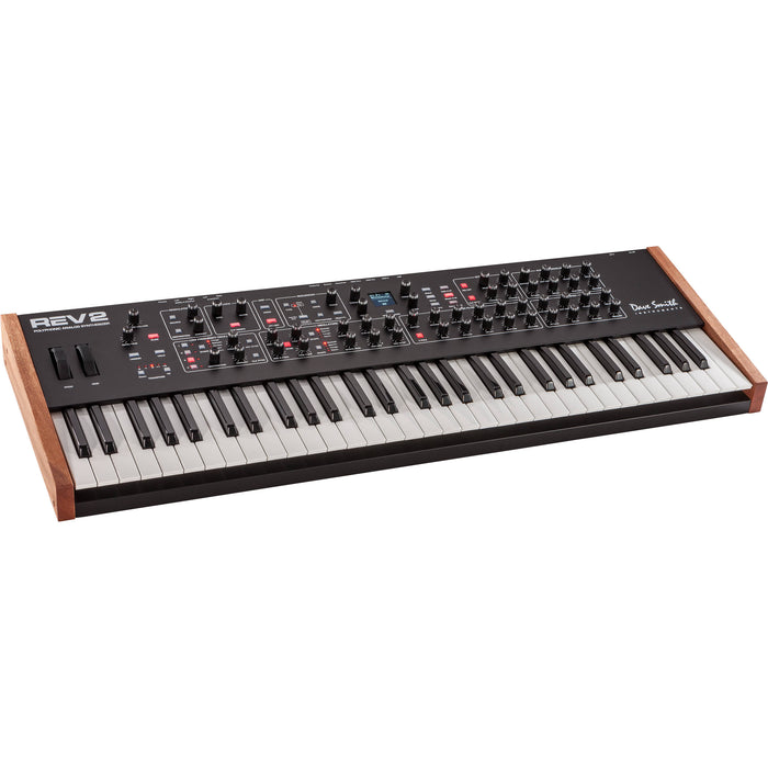 8-voice polyphonic analog Sequential Prophet Rev2 synthesizer